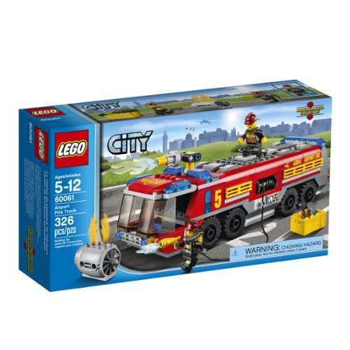 LEGO City Great Vehicles 60061 Airport Fire Truck 空港　消防車　並行 (中古品)