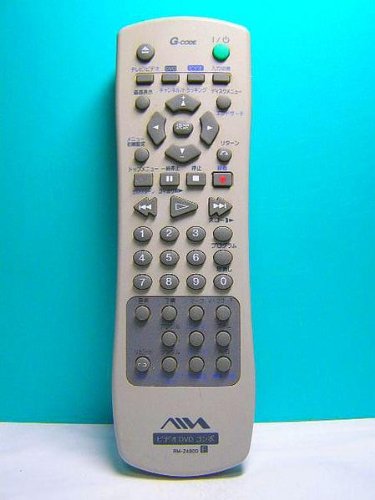 アイワ ビデオ DVDリモコン RM-Z480D(中古品)