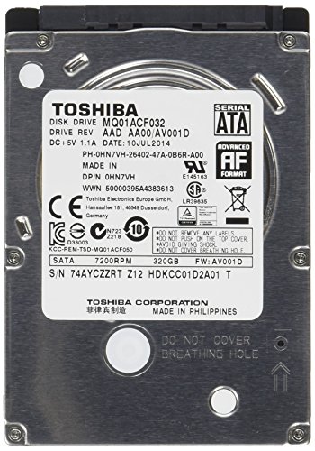 「非常に良い」TOSHIBA MQ01ACF032 320GB 7mm厚 S-ATA [並行輸入品](中古品)