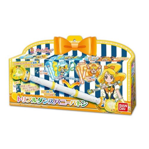 ハピネスチャージプリキュア! トリプルダンスハニーバトン(中古品)