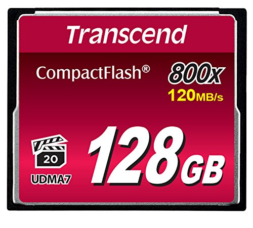 「ほぼ新品」Transcend 800倍速CFカード 128GB TS128GCF800(中古品)