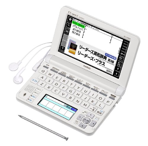 「未使用品」カシオ 電子辞書 エクスワード 実践英語モデル XD-U9800 ホワイト(中古品)