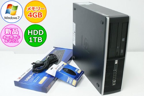 中古デスクトップパソコン 本体のみ Windows7 HP ヒューレット・パッカード(中古品)の通販は