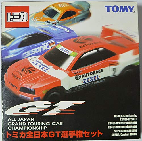 「非常に良い」トミカ　トミカ全日本ＧＴ選手権セット　Ｒ３４　ＧＴ-Ｒ　スープラなど　 (中古品)