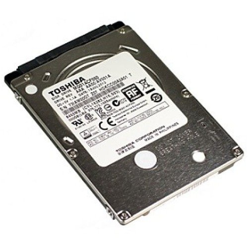 「ほぼ新品」東芝 内蔵 ハードディスク HDD 2.5 インチ 高速回転モデル 500GB 7278rpm  (中古品)