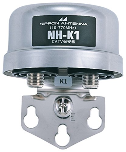 「ほぼ新品」日本アンテナ CATV保安器 NH-K1(Fナシ)(中古品)