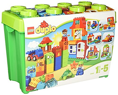 「非常に良い」レゴ (LEGO) デュプロ みどりのコンテナスーパーデラックス 10580(中古品)