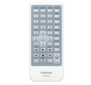 「非常に良い」東芝（純正）ポータブルDVD用リモコン SE-R0426 (適合機種：SD-P77S)(中古品)