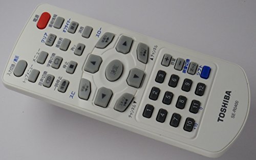 東芝（純正）ポータブルDVDプレーヤー用リモコン SE-R0400 (適合機種：SD-P(中古品)