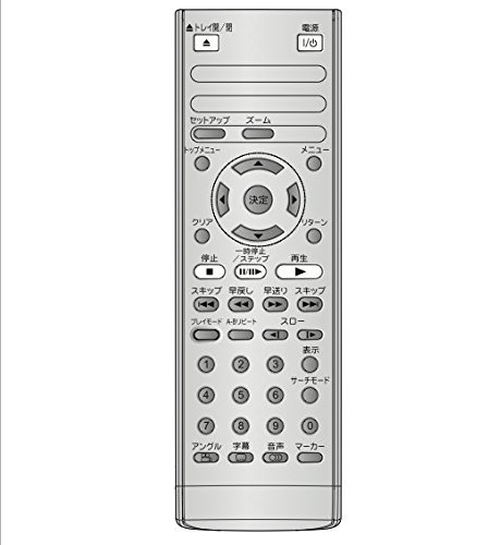 東芝(純正) DVDプレーヤーSD-GC01用リモコン　SE-R0165(中古品)