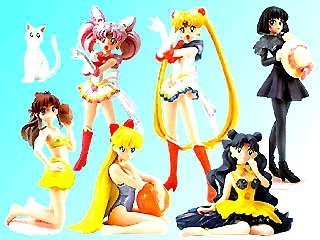 「ほぼ新品」HGIF 美少女戦士 セーラームーンワールド 4　全6種(中古品)