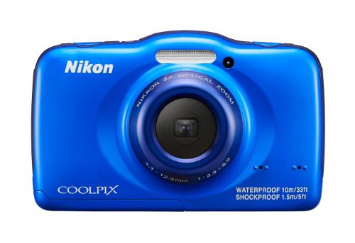 Nikon デジタルカメラ S32 防水 1300万画素 ホワイト S32WH(中古品)の通販は