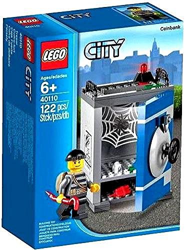 「非常に良い」LEGO CITY Coinbank レゴ　シティ　貯金箱　40110(中古品)