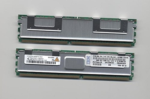 IBM 8GB(2X4GB) PC2-5300 CL5 ECC DDR2 Chipkill FBDIMM(中古品)