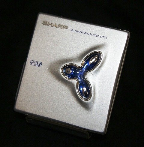 SHARP シャープ MD-ST770-S シルバー系 ポータブルMDプレーヤー MDLP