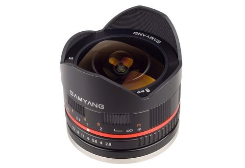 Samyang 8?mm f2?. 8?UMC魚眼レンズII (ブラック)レンズfor Sony・Eマウン (中古品)