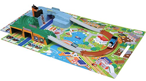 「ほぼ新品」プラレール きかんしゃトーマス おでかけ立体マップ(中古品)