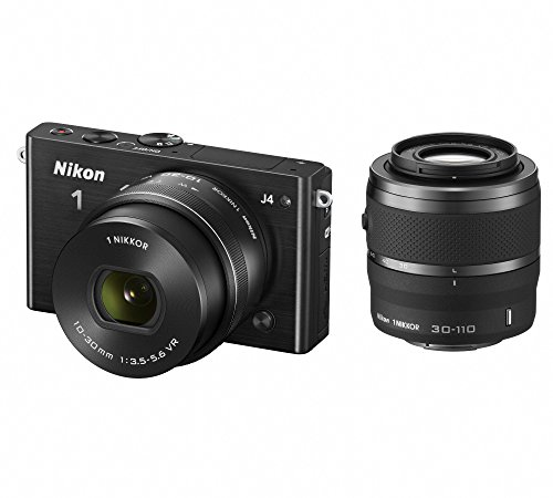 【中古】「非常に良い」Nikon ミラーレス一眼 Nikon1 J4 ダブルズームキット ブラック J4WZBK 非常に良い」Nikon ミラーレス一眼 Nikon1 J4 ダブルズームキット