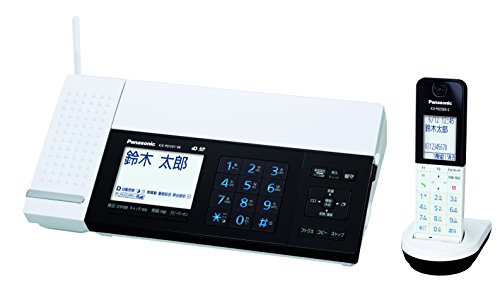 「非常に良い」パナソニック おたっくす デジタルコードレスFAX 子機1台付き スマホ連動 W(中古品)
