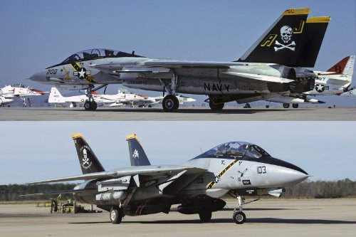 ハセガワ 1/72 F-14A/B トムキャット“ジョリーロジャース ヒストリー" 021(中古品)