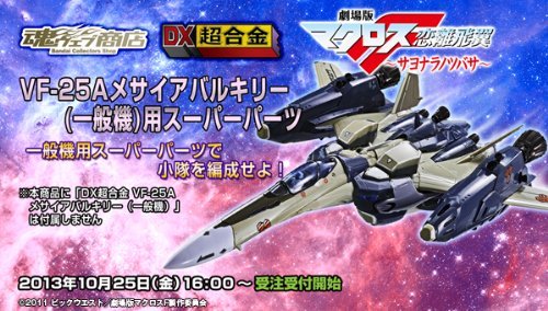 「非常に良い」DX超合金 VF-25A メサイアバルキリー（一般機）用スーパーパーツ(中古品)