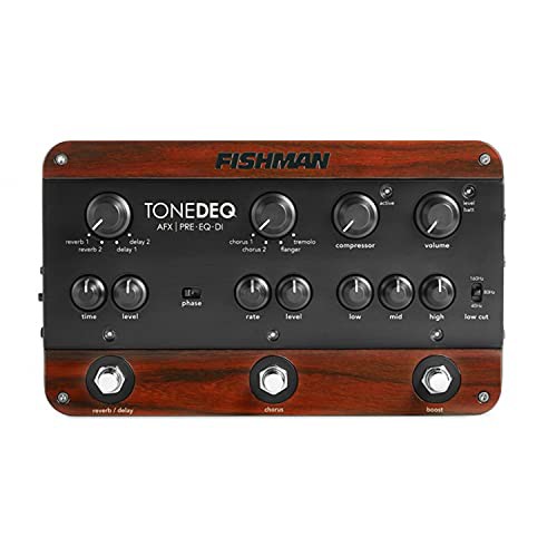 FISHMAN FX ToneDEQ AFX Preamp EQ and DI with Dual Effects(中古品)