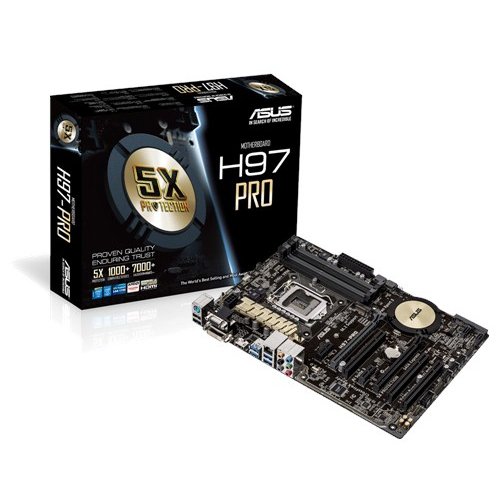 「非常に良い」ASUSTek社製 H97チップセット搭載 ATXマザーボード H97-PRO(中古品)