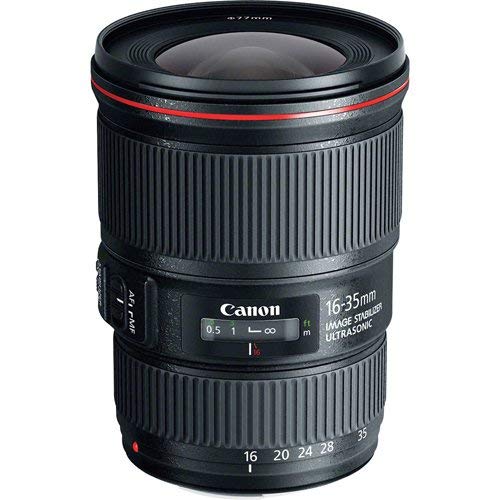 Canon 広角ズームレンズ EF16-35mm F4L IS USM フルサイズ対応 EF16-3540LI(中古品)