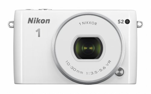 「非常に良い」Nikon ミラーレス一眼 Nikon1 S2 標準パワーズームレンズキット ホワイト S(中古品)