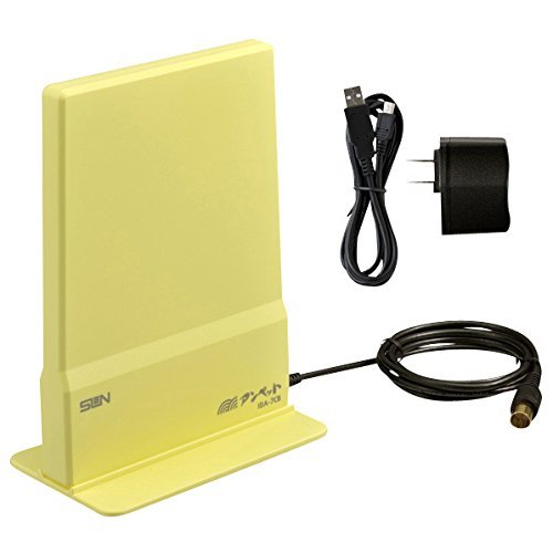 「未使用品」サン電子 室内アンテナ ライトイエロー IDA-7CB-LY(中古品)