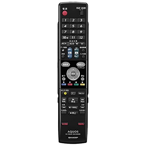 シャープ DVD用リモコン RRMCGA558WJPA(0046380185)(中古品)