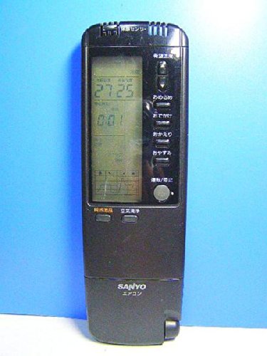 サンヨー エアコンリモコン RCS-VS1A(K) 蓋無(中古品)の通販は 5,653円