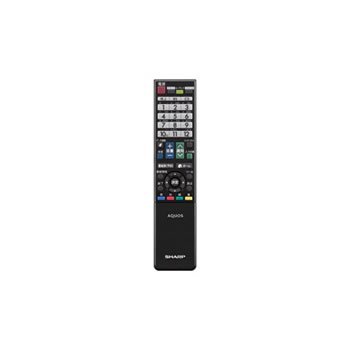 「未使用品」シャープ 液晶テレビ用リモコン RRMCGB069WJSA(0106380415)(ブラック)(中古品)