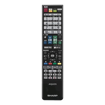 シャープ 液晶テレビ用リモコン RRMCGB026WJSA(0106380386)(中古品)