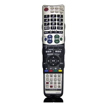 シャープ 液晶テレビ用リモコン RRMCGB047WJN4(0106380409)(中古品)