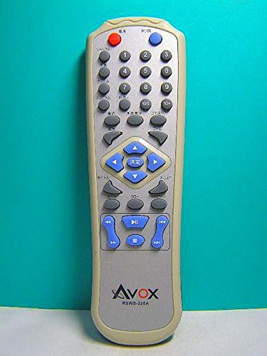 AVOX DVDリモコン RSWS-220A(中古品)
