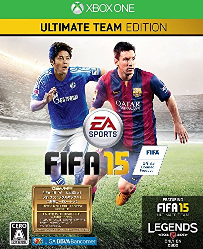 「未使用品」FIFA 15 ULTIMATE TEAM EDITION (メッシ スチールブックケース&amp;DLCセット他(中古品)