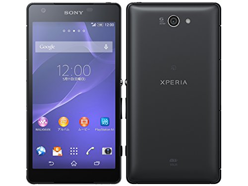 「非常に良い」au XPERIA ZL2 エクスペリア SOL25 黒色 BLACK ブラック (中古品)