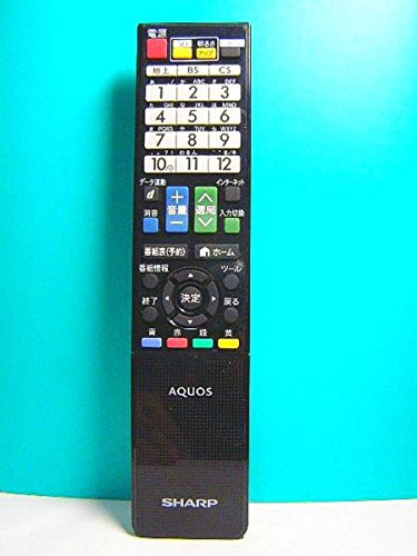 シャープ テレビリモコン GA930WJSA(中古品)