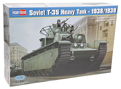 「ほぼ新品」ホビーボス 1/35 ファイティングヴィークルシリーズ ソビエト T-35 重戦車 (中古品)