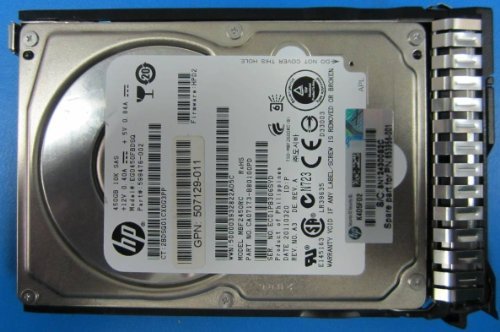 「ほぼ新品」HP HDD 450GB SAS 6G 10K SFF 2.5'' SC ENT(中古品)