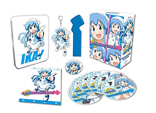 「ほぼ新品」「侵略!イカ娘」 Blu-rayBOXじゃなイカ! △初回限定生産(中古品)