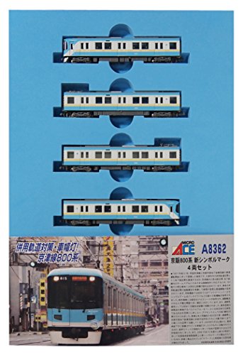 マイクロエース Nゲージ 京阪800系 新シンボルマーク 4両セット A8362 鉄道(中古品)の通販は 99,800円
