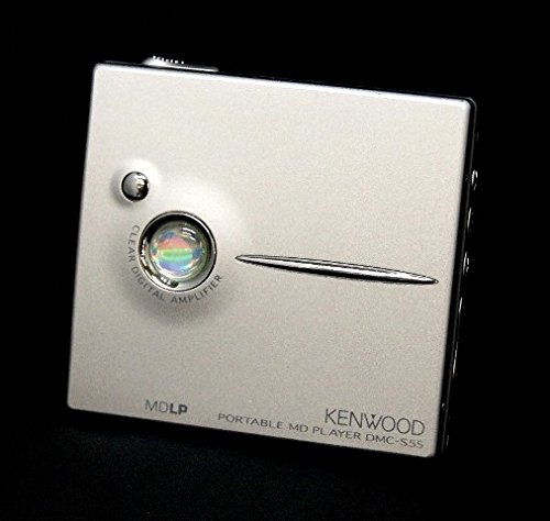 KENWOOD　ケンウッド　DMC-S55-S（シルバー）　ポータブルMDプレーヤー　MD(中古品)