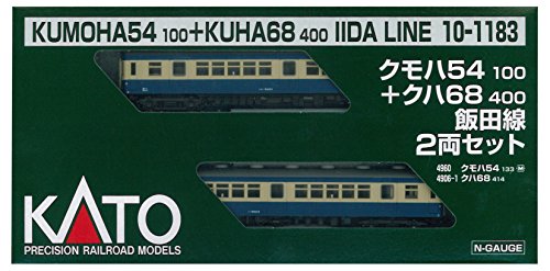 「非常に良い」KATO Nゲージ クモハ54100+クハ68400 飯田線 2両セット 10-1183 鉄道模型  (中古品)