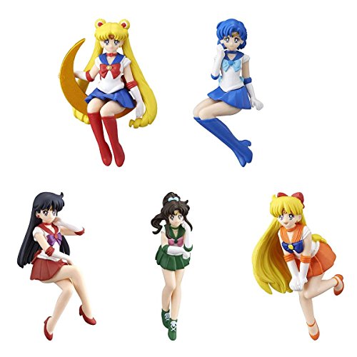 「非常に良い」美少女戦士セーラームーン デスクに舞い降りた戦士たち 全5種セット(中古品)