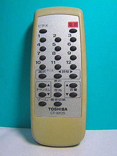 「ほぼ新品」東芝 テレビリモコン CT-9912S(中古品)