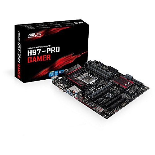 「非常に良い」ASUSTek Intel H97チップセット搭載 LGA1150 ATXマザーボード H97-PRO GAME(中古品)