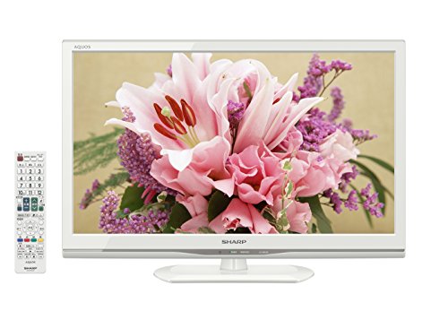 シャープ 24V型 液晶 テレビ AQUOS LC-24K20-W ハイビジョン   2014年モデ (中古品)