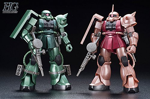 HGUC 1/144 シャア専用ザク＆量産型ザク THE ART OF GUNDAM OSAKA メタリッ(中古品) 7,352円